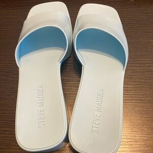 Steve Madden Harlin blue Slide Sandals